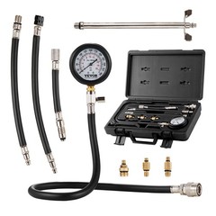 Leak Down Compression Test Kit 9Pcs 0-300psi 25in Hose Tools Set