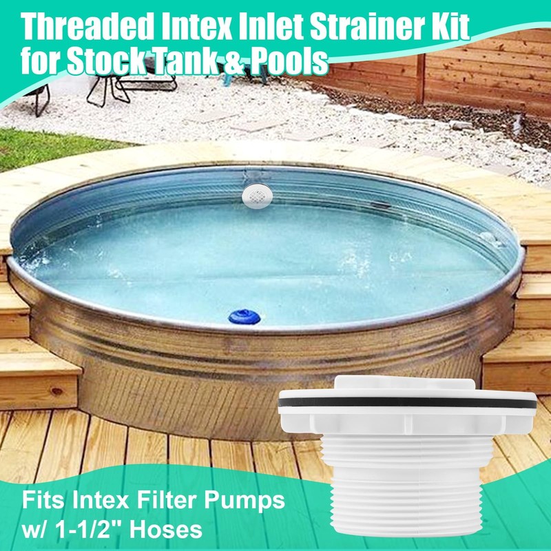Threaded Inlet Strainer Kit Include Rubber Washer and Strainer Nut, Fits Inte... gallery