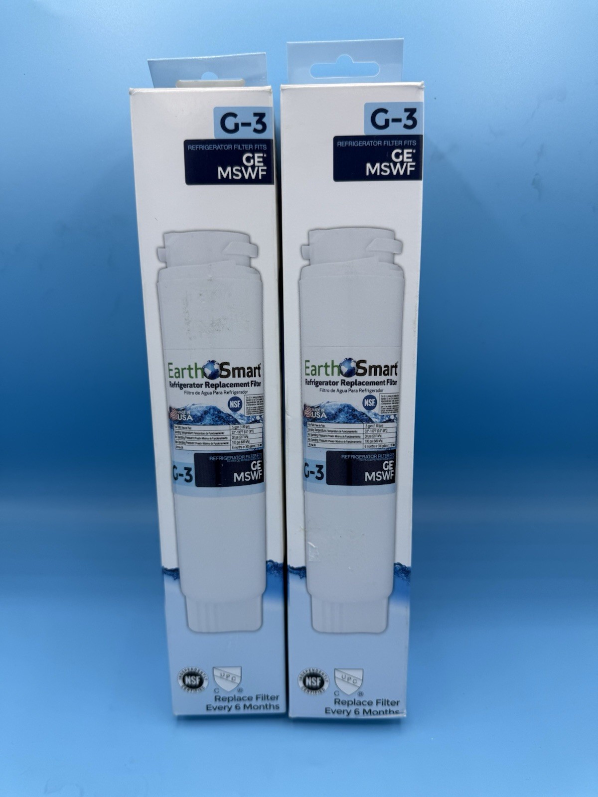 Earthsmart Refrigerator Filter G3 Fits Many GE Models See Description Lot Of 2 gallery