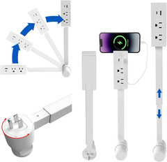 TROND 360° Rotating Outlet Extender with 20W USB-C & 3 AC Ports