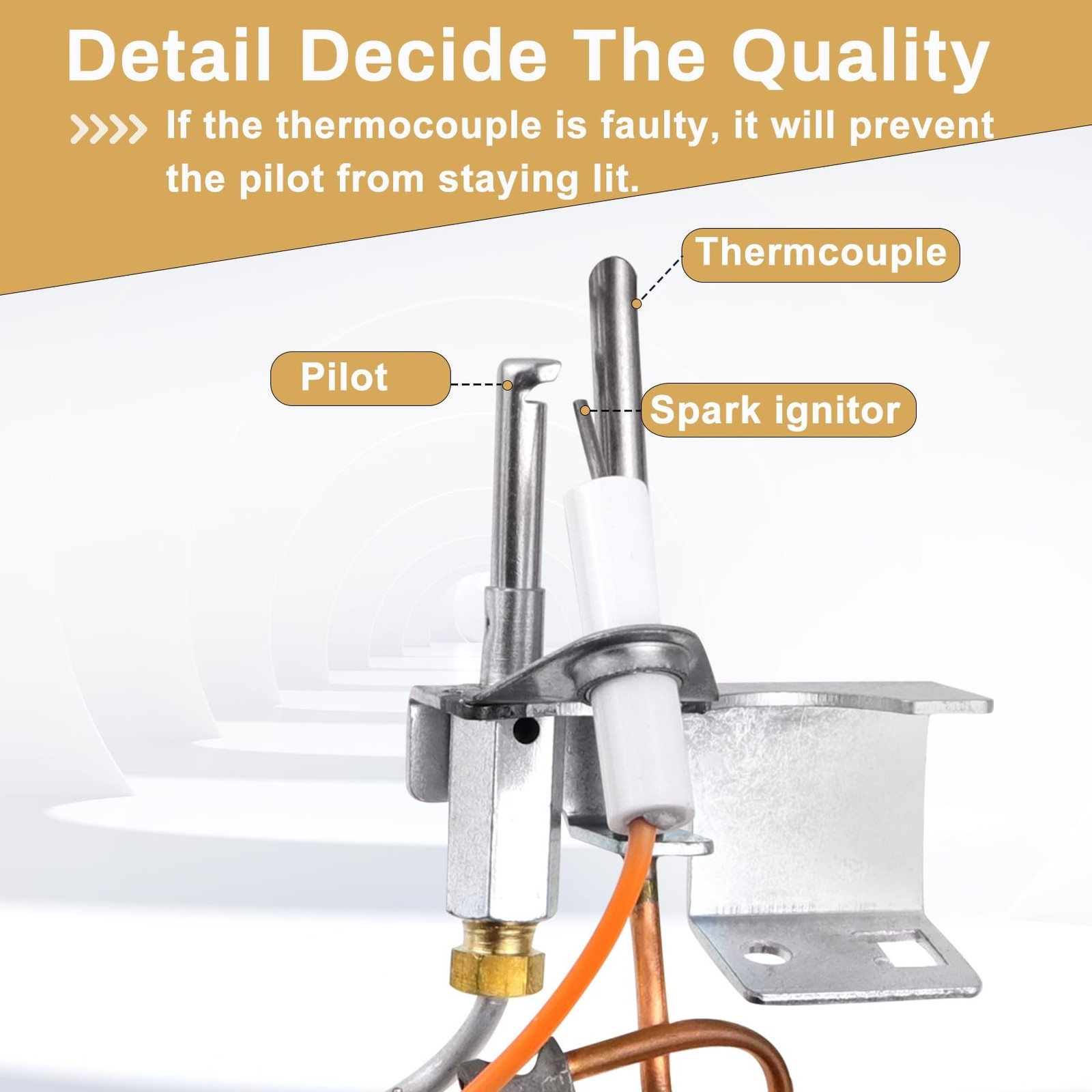 9003542 Natural Gas Pilot Assembly for Reliance, A.O.Smith, Kenmore, State GS... gallery