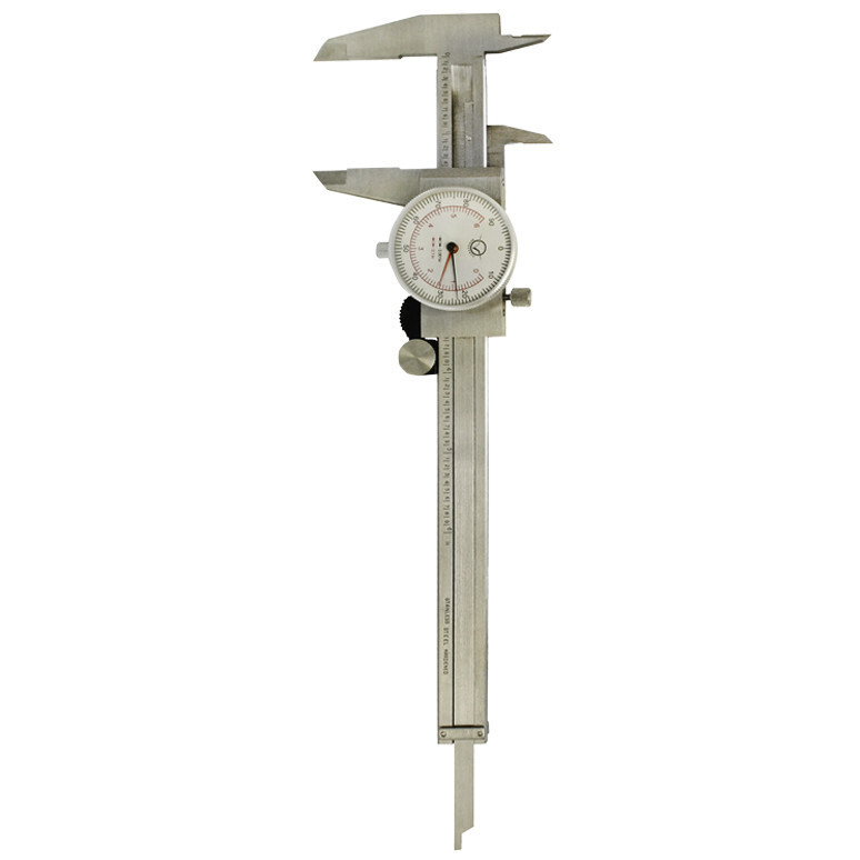 E-Z 6" DUAL READING Reader Dial Caliper Graduation 001" Metric Ruler gallery