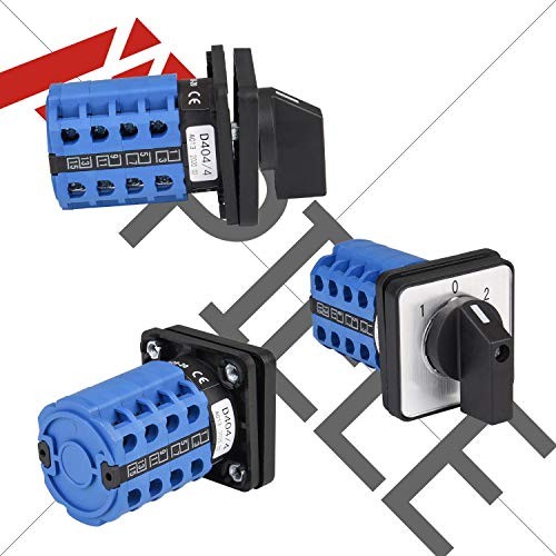 Changeover Selector Switch 3 Position 440V Universal Rotary 20A 16 Terminal gallery