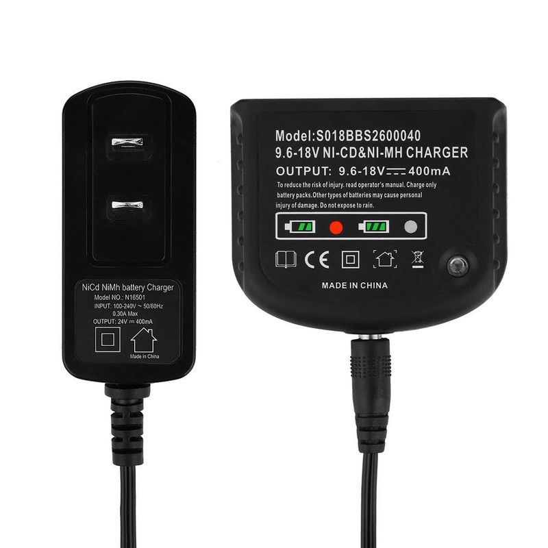 Replacement Charger for Black&Decker 18V 14V 12V 9.6V NiCad NiMh FS12B HPB12 gallery