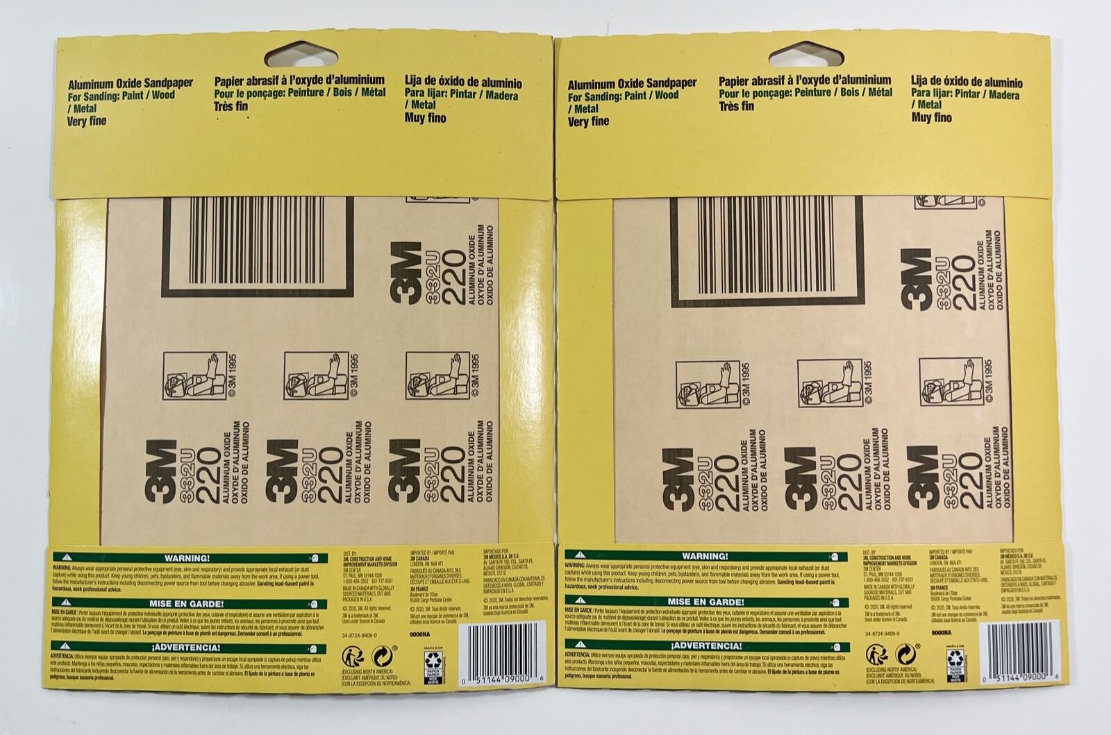 3M General-Purpose 9 In. x 11 In. 220 Grit Very Fine Sandpaper (2 PACKS OF 5) gallery