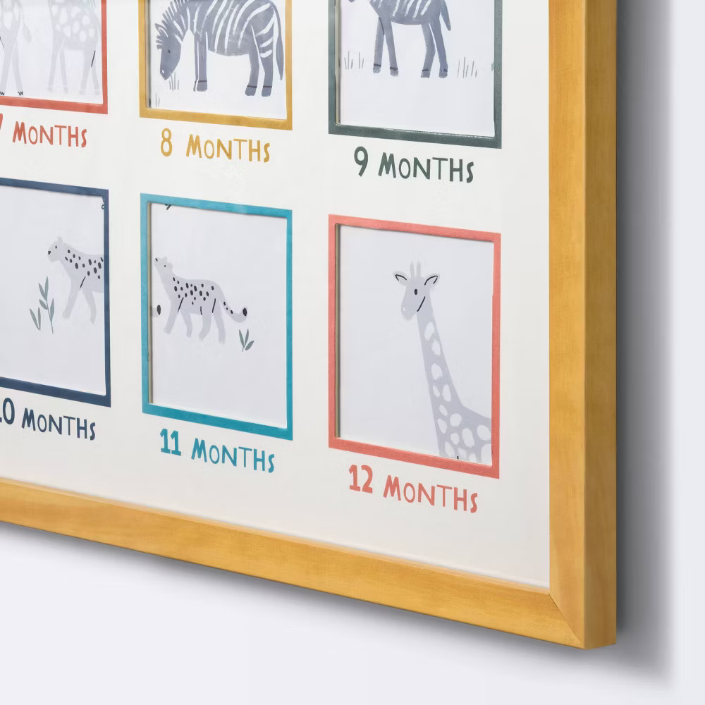 Milestone 4" x 4" Image Opening Picture Frame - Multi Bright with gallery