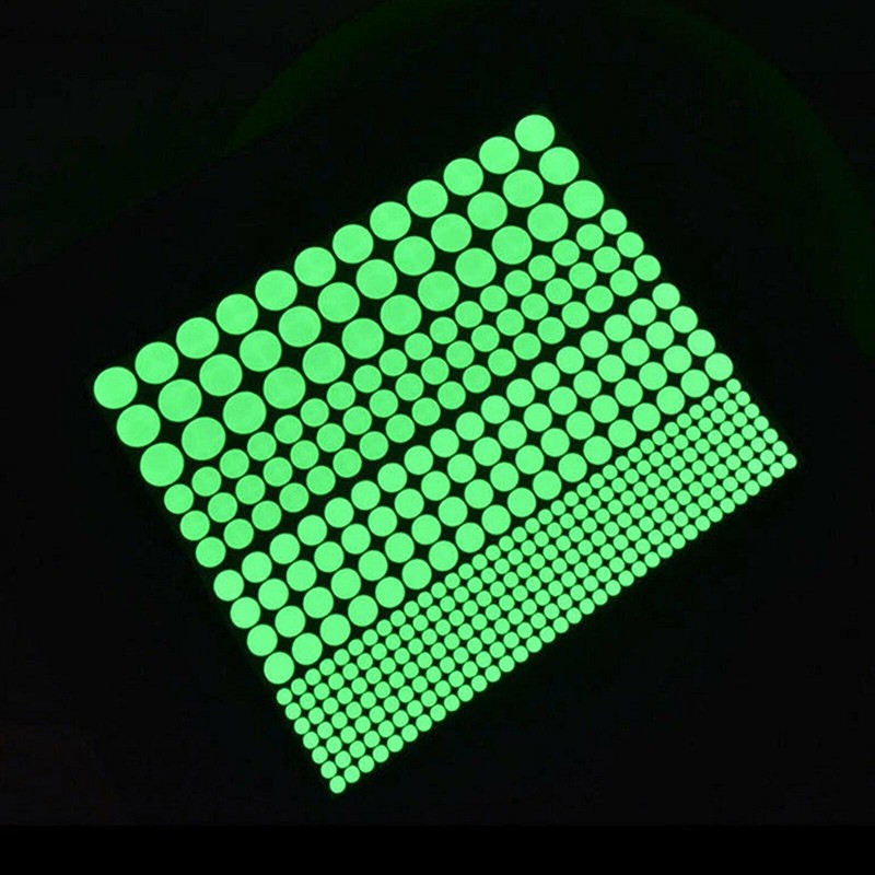 407Pcs 3 Sizes Luminous Dot Wall Stickers Glow Darkness Light Home/Party Decor gallery