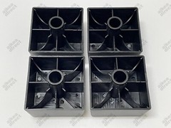 Ikea Kivik replacement black plastic legs # 121236 (4 pack) – NEW USA shipped
