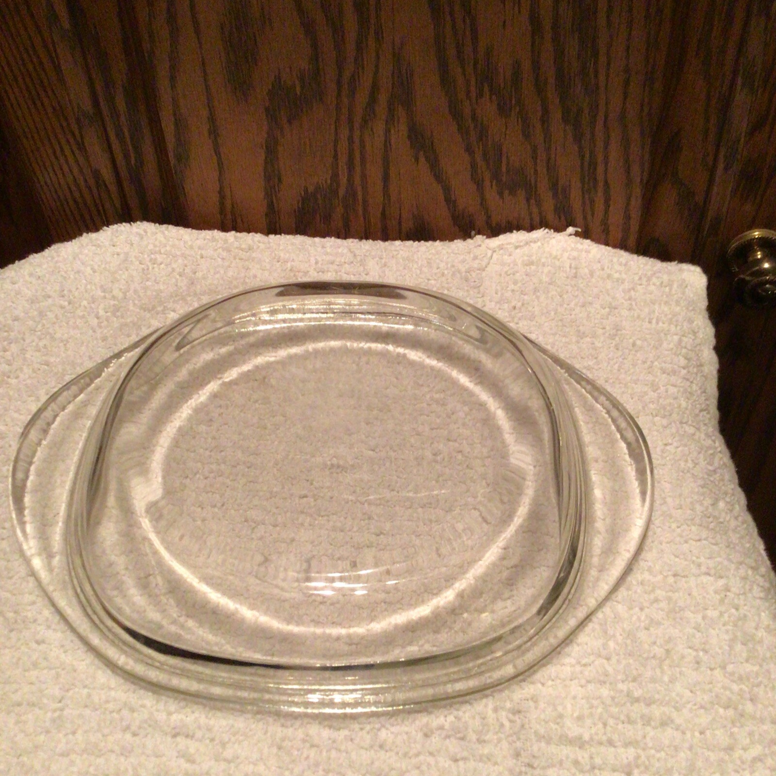 Vintage Glass Lid Handles Replacement Only Clear #3055 gallery