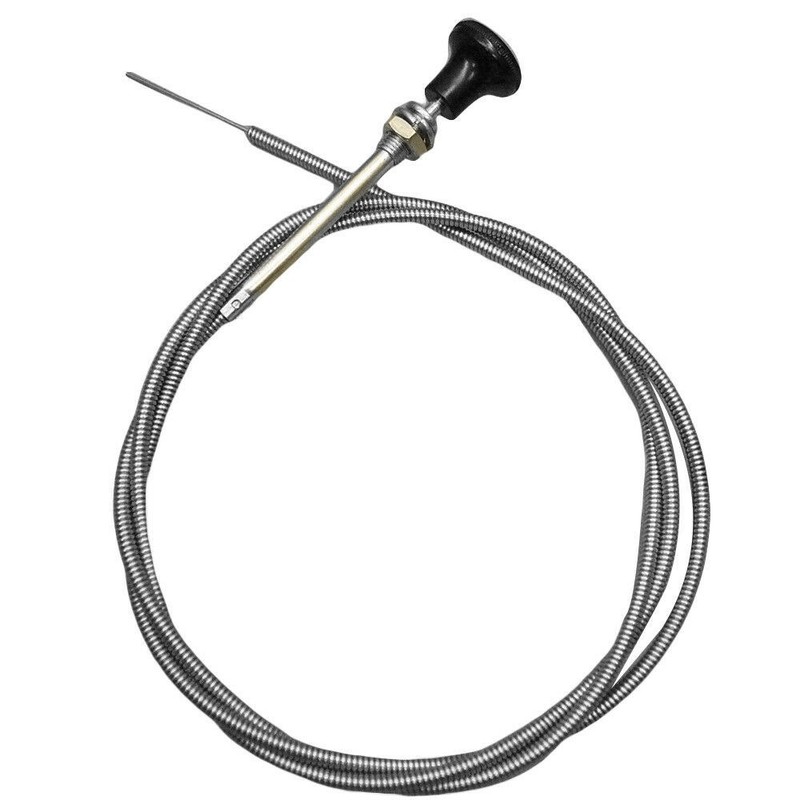 237 Universal Push Pull Choke Cable 63" Inner 60" Conduit 2 3/4" travel gallery