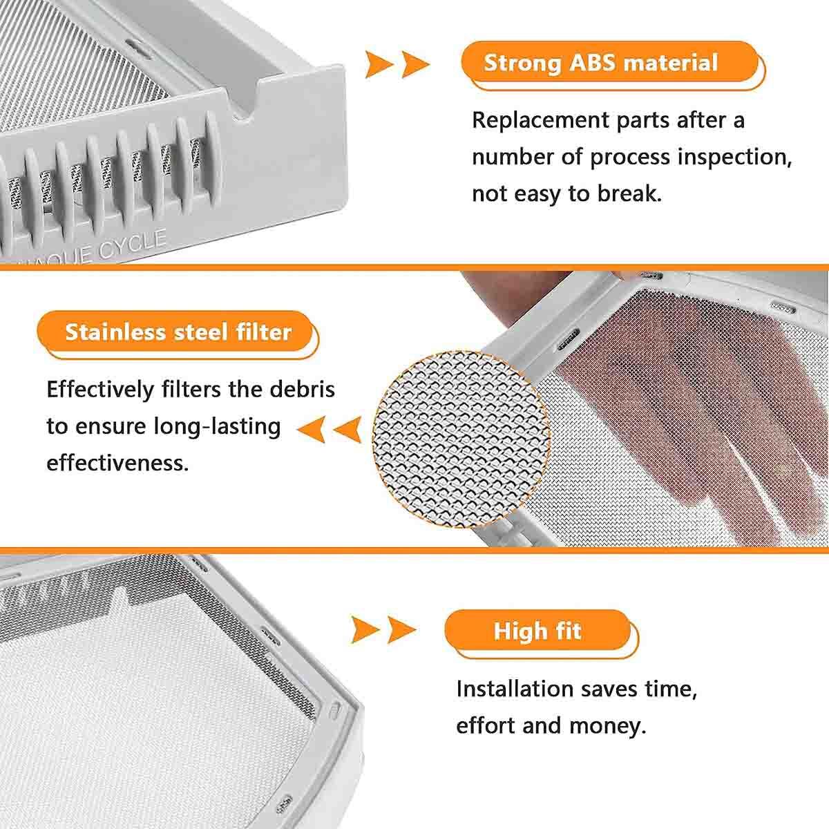 Dryer Lint Filter for GE GTD42EASJ1WW GTD42EASJ2WW GTD42GASJ1WW GTD42GASJ2WW gallery
