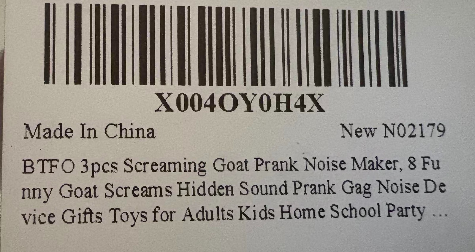 6 pcs Remote Screams Goat, Prank Noise Makers, Chirping 16 Sounds Hidden Goat gallery