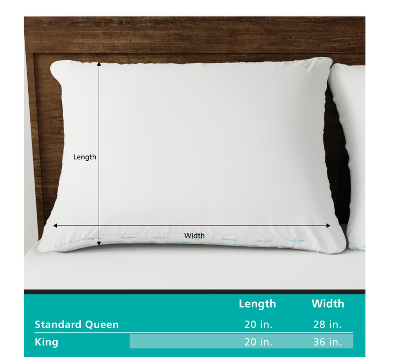 2 Pack Back & Side Sleeper Bed Pillow King Extra Firm Support gallery