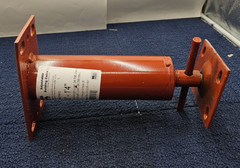 Akron PM110: 12-in Adjustable Jack Post, 3″ OD 11 Gauge Grade B – Red