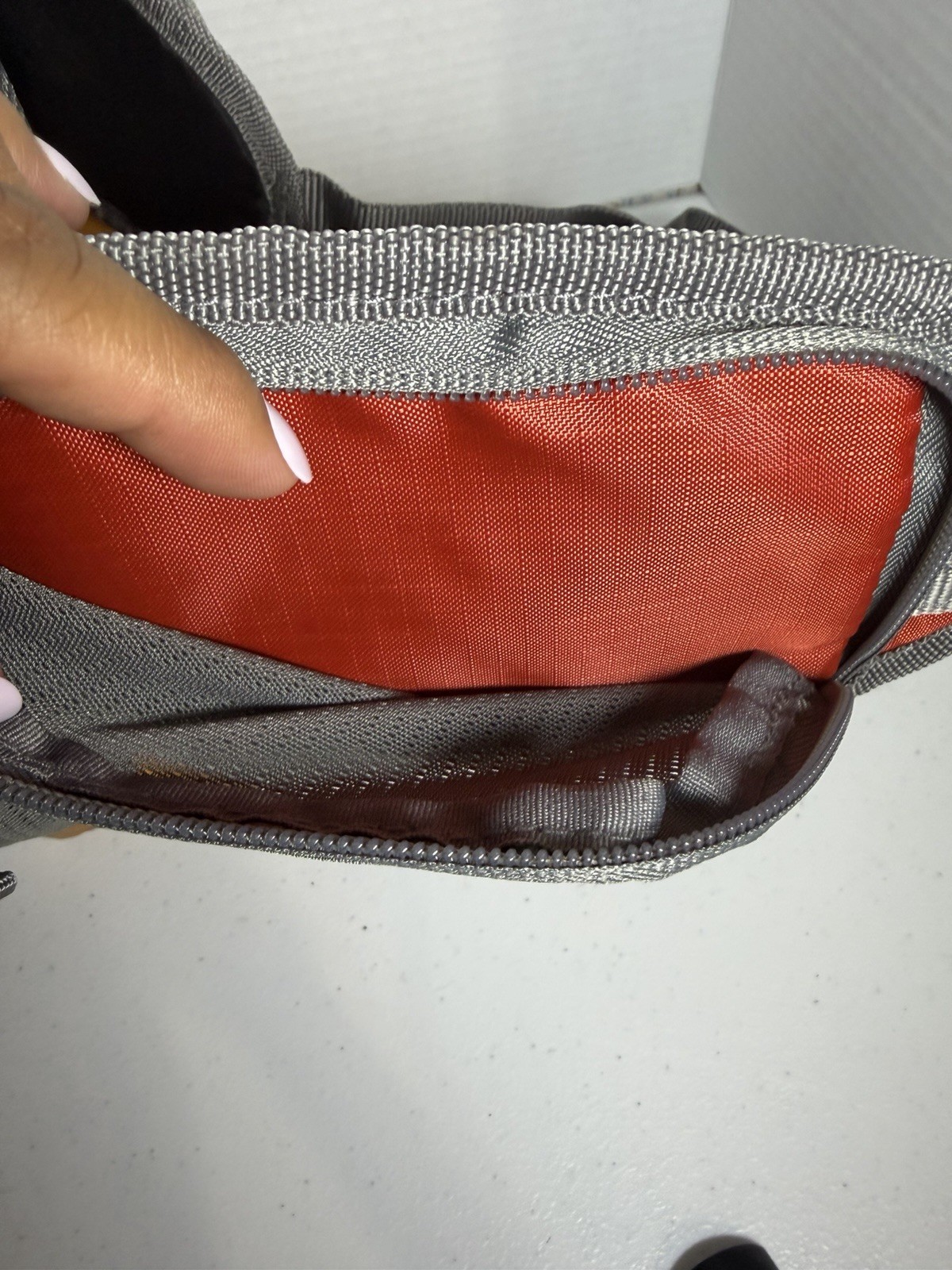 Outdoor Products Red & Gray Compact Backpack Sling Daypack Adjustable Strap 5
