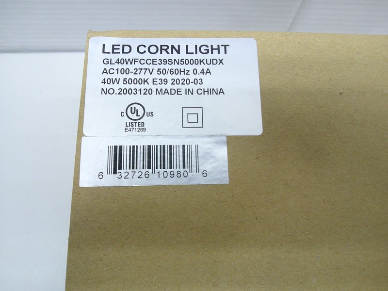 Nothing But LEDS E39 Base 40W LED CornCob Bulb 5000K 100-277V gallery