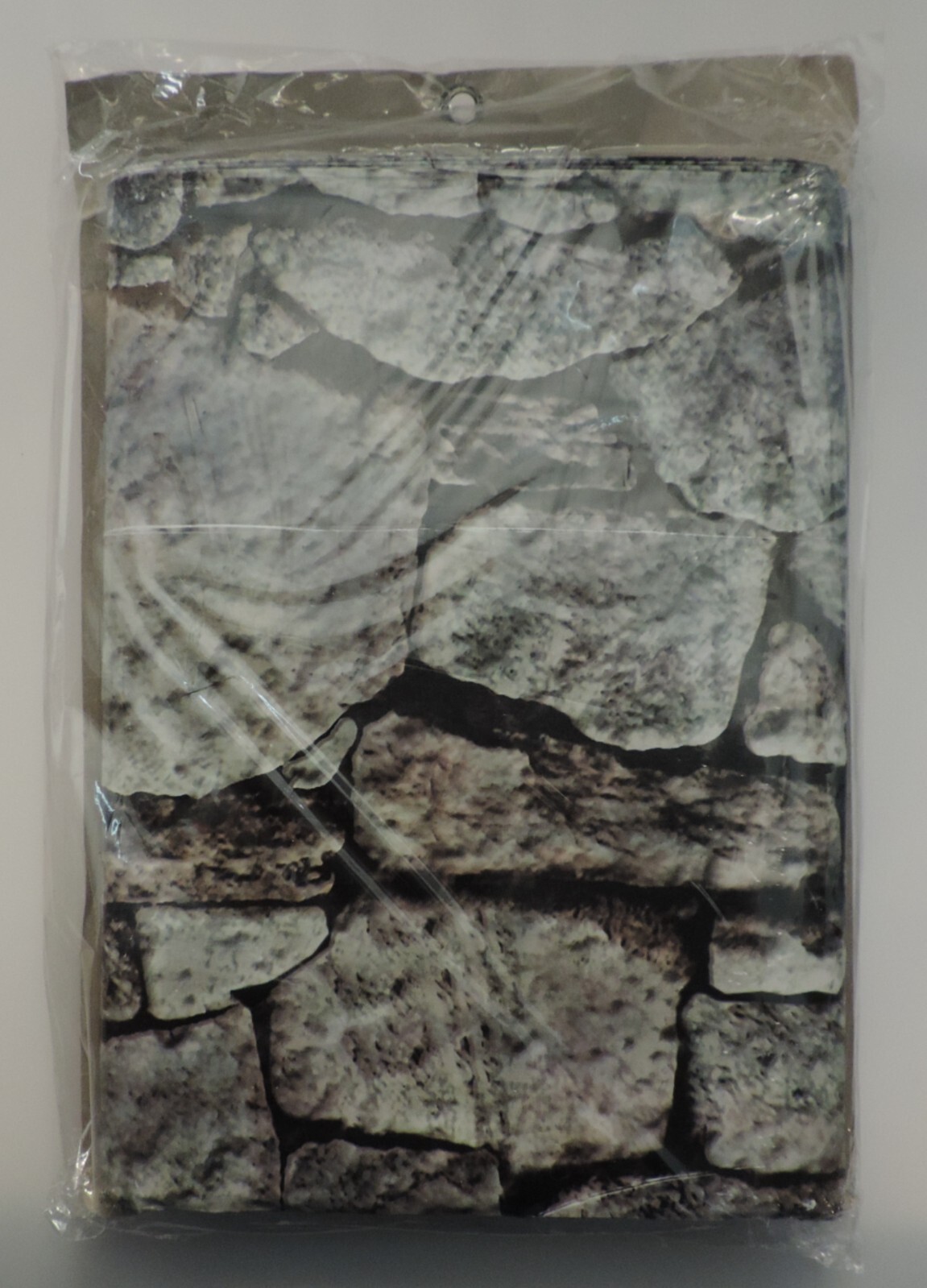 Dungeon Decor Stone Wall Backdrop 47 Inches High x 20 Feet Long New Unopened gallery