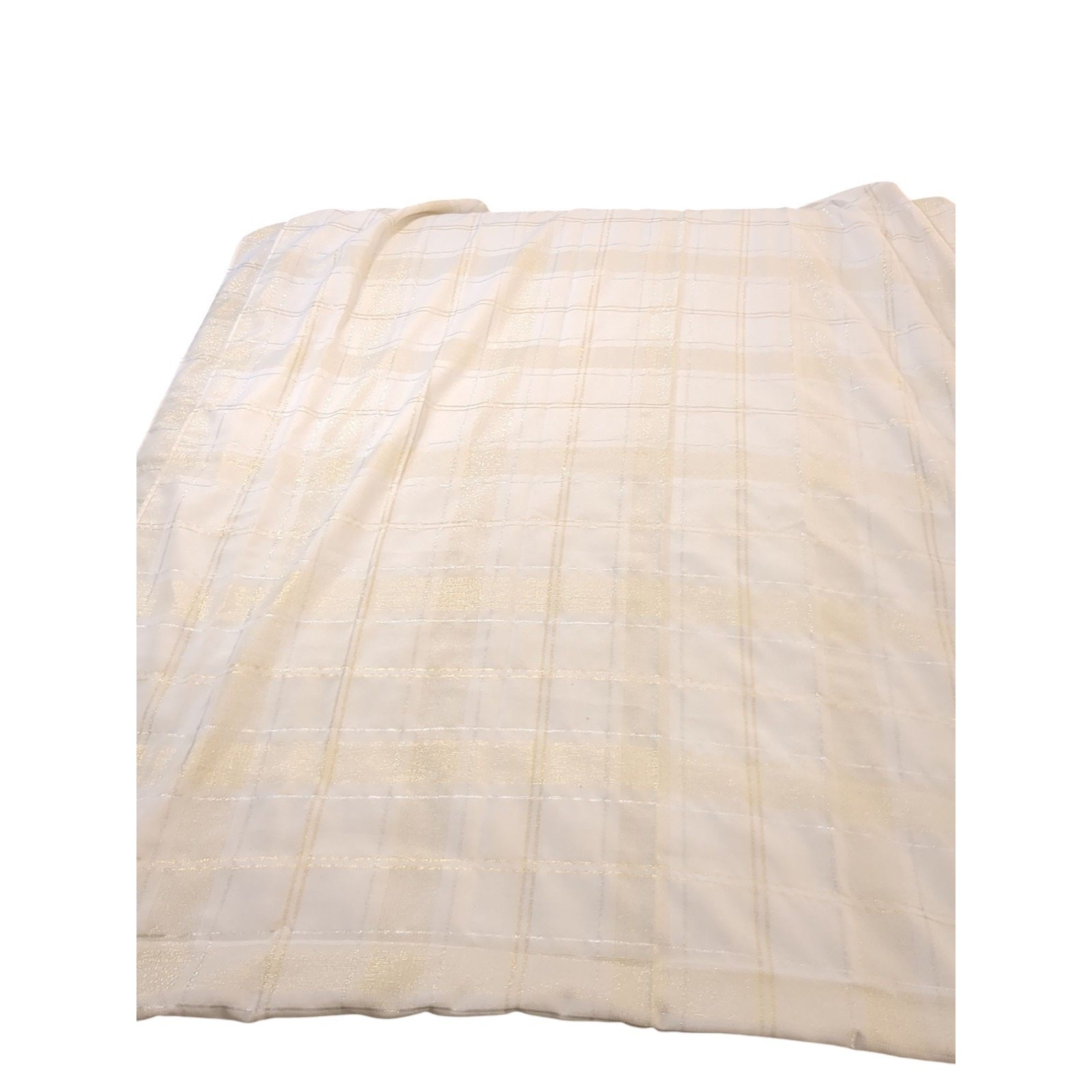 Classic Holiday Plaid Tablecloth With Set Of 14 Napkins 114x57 Inches gallery