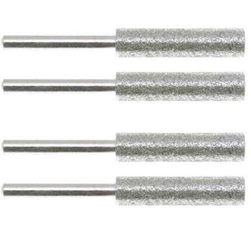 8Pack 3/16" Diamond Chainsaw Sharpener Burr Bit File 120 Grit Dremel Rotary Tool gallery