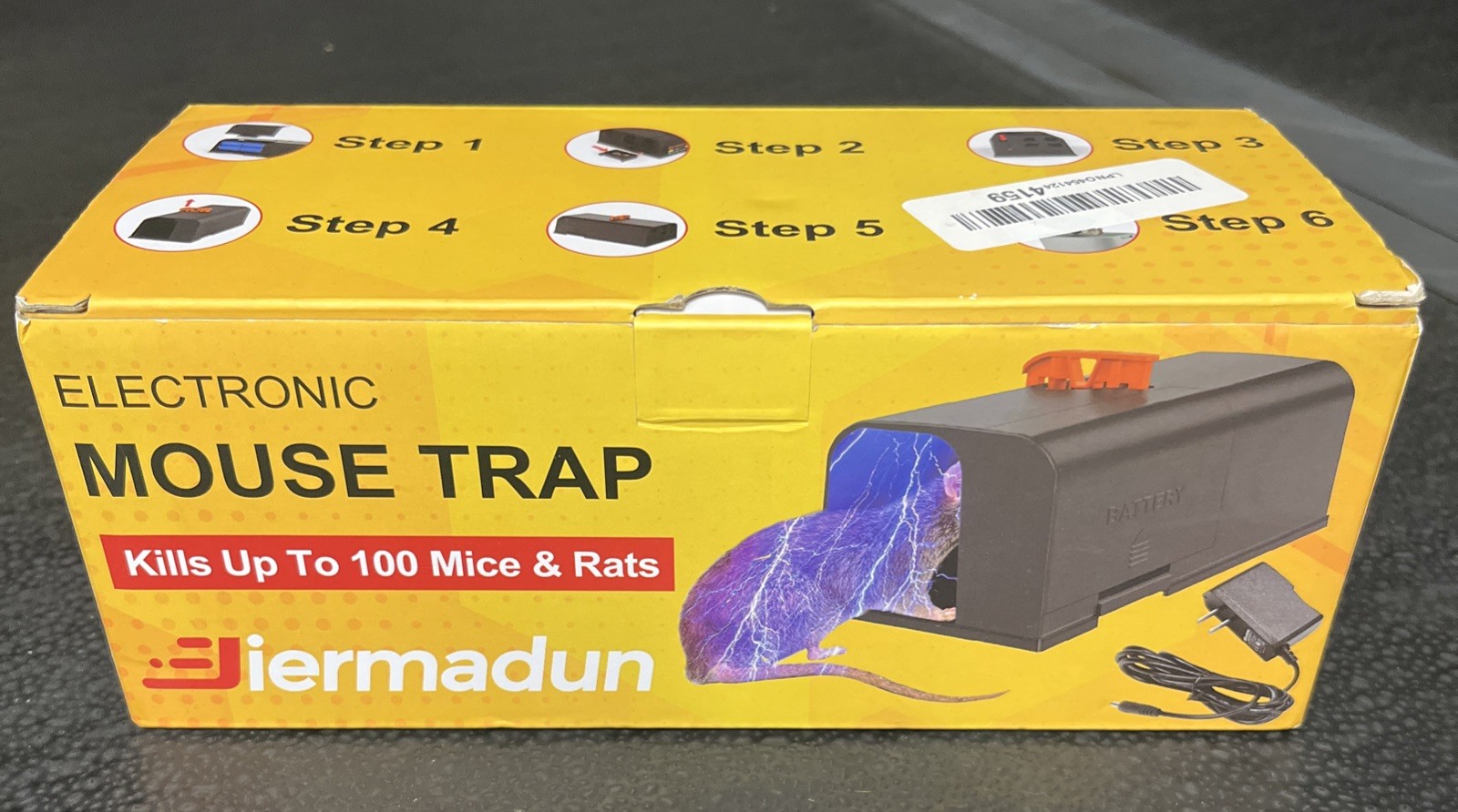 Electronic Mouse Trap Jiermadun Rat Killer Pest Electric Rodent Zapper US gallery
