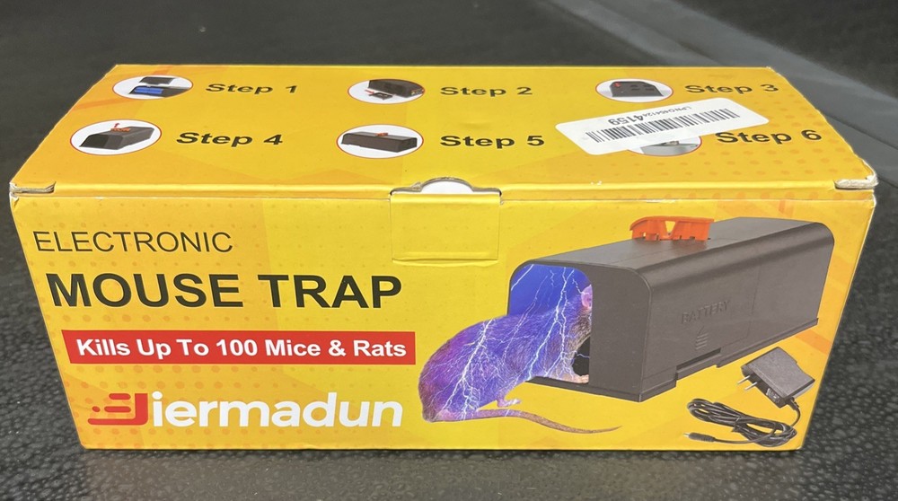 Electronic Mouse Trap Jiermadun Rat Killer Pest Electric Rodent Zapper US