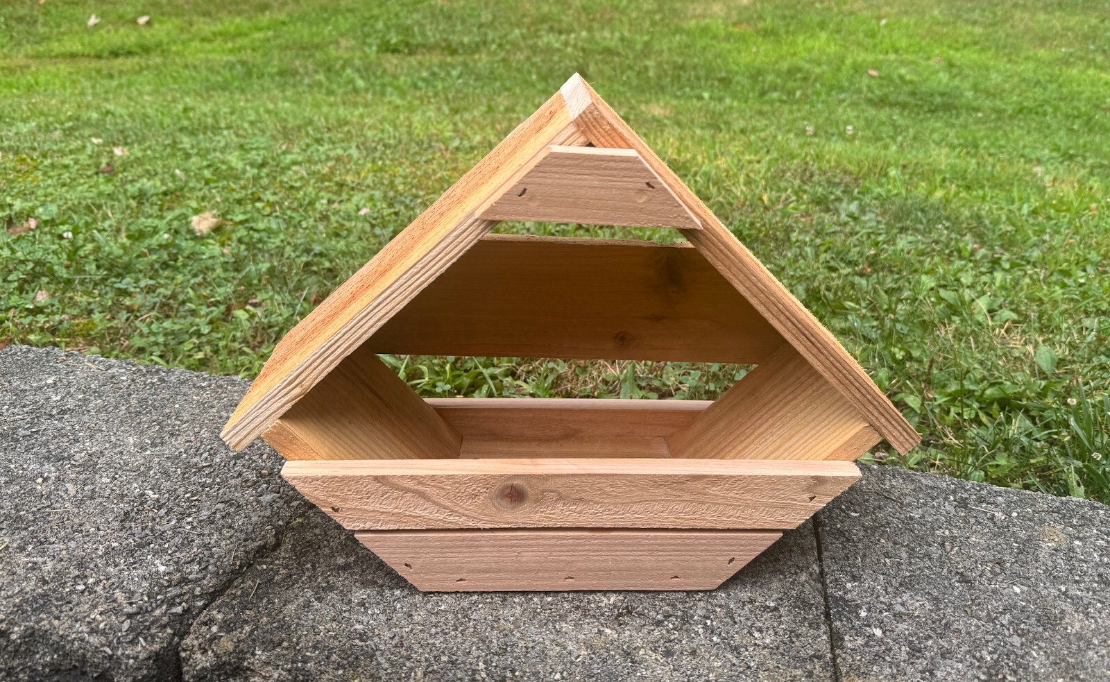 Dove Nesting Box Birdhouse Nest Cedar Wood Outdoor Bird House Mourning Doves gallery