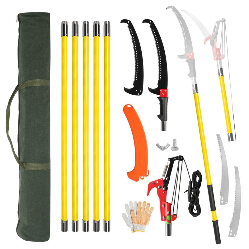 Tree Pruner Pole Saw 24 FT Detached Trimmer Saw Telescopic gallery