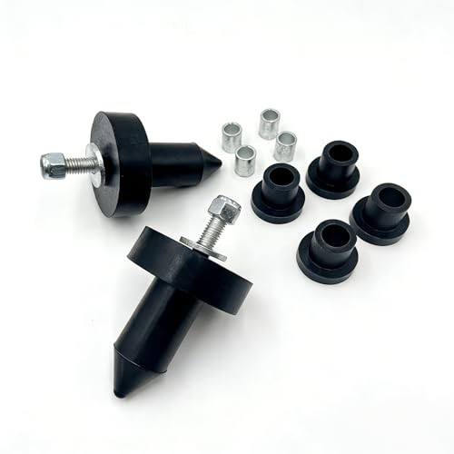 Hood Pin Bushing Poly Kit for Kenworth T660 T800 W900, 2 Pack, Black and BLACK gallery