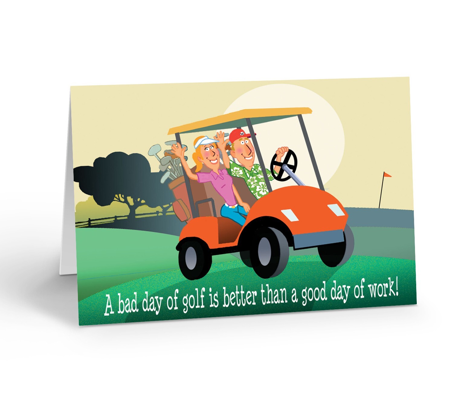Funny Golf Cards for All Occasions | Humorous Assorted Golf Designs Note Cards gallery