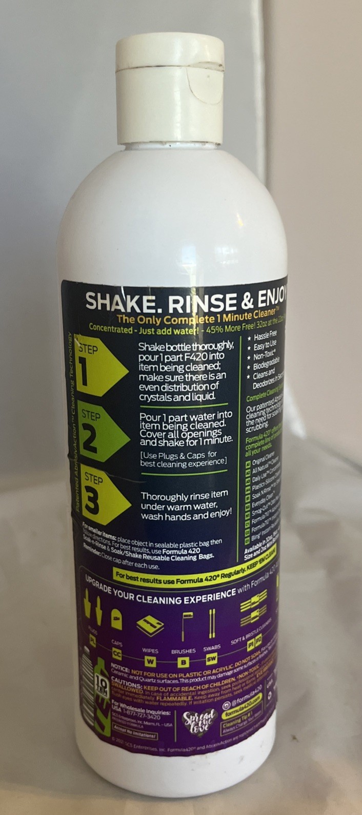 16 oz Formula 420 Concentrated Daily Use Cleaner - Makes 32oz gallery