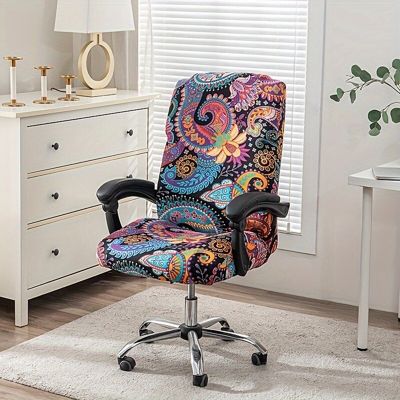 Universal suitable for stretch printing computer office chair cover protection gallery