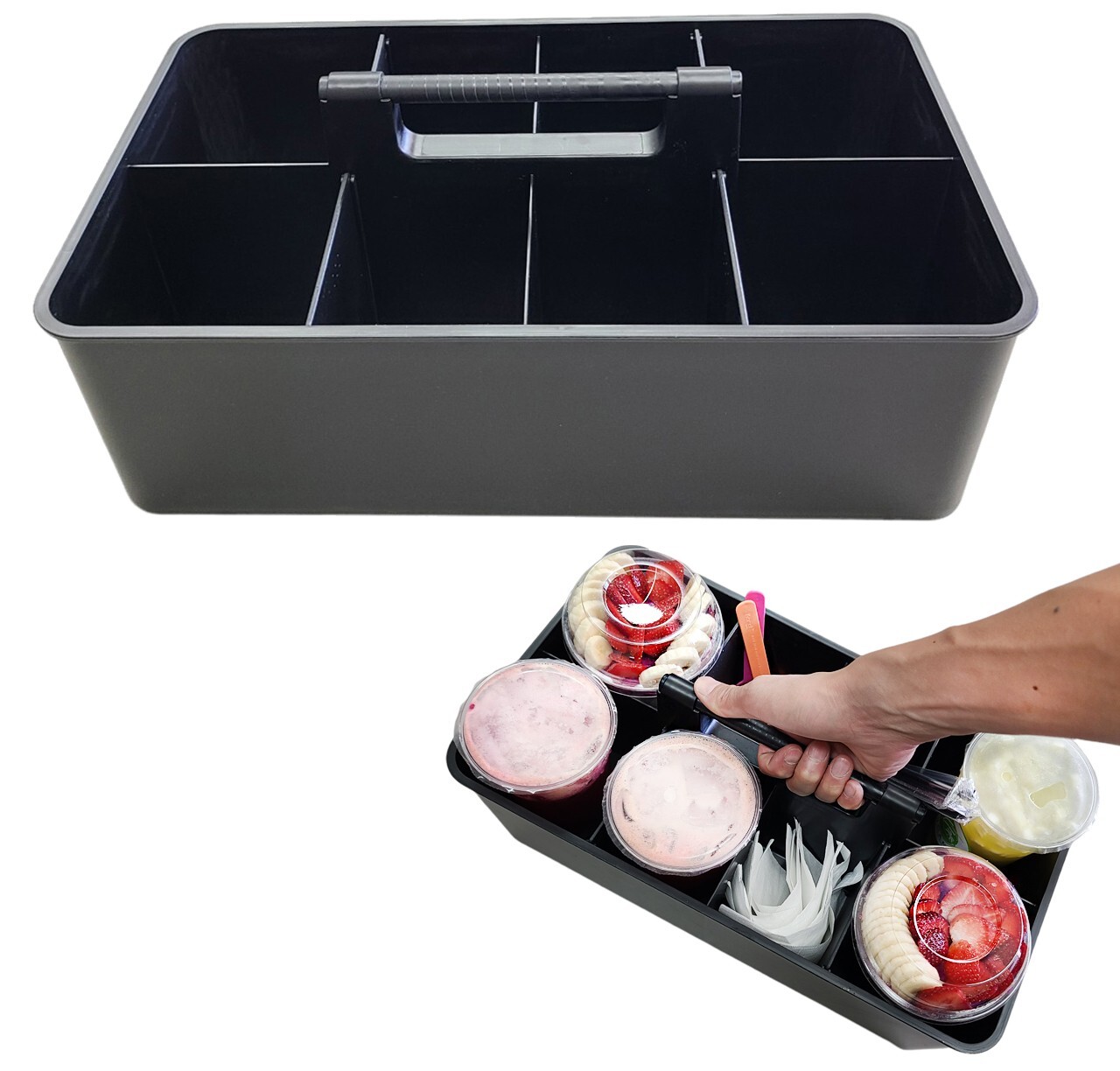 Enjoy Organizer- Commercial Large Portable Cleaning Caddy Stackable Made In USA gallery