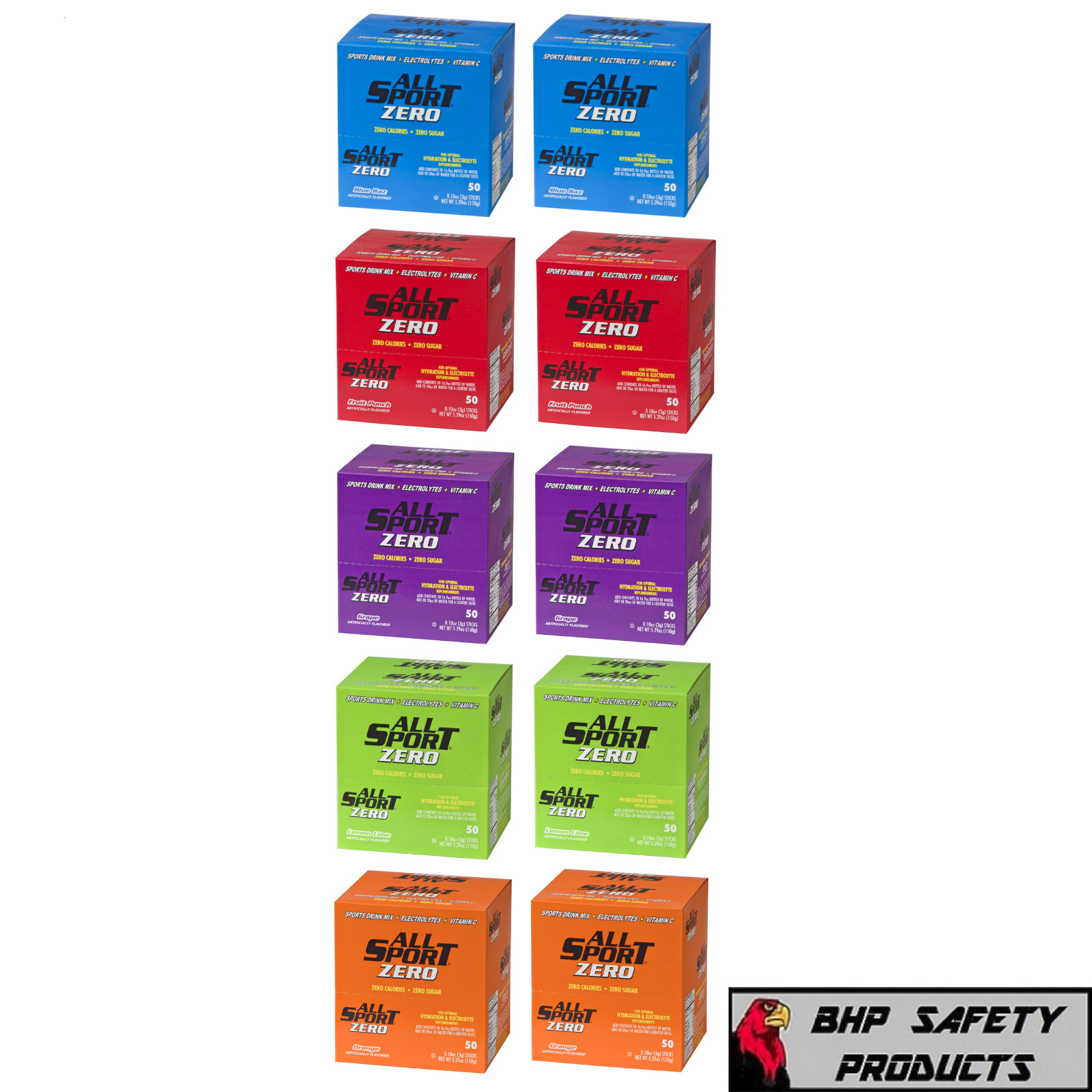 All Sport Powder Hydration Sticks, Zero Calorie Sports Drink, Variety 500/Case gallery