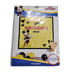 Disney Junior Mickey Backdrop Happy Birthday Customizable 1 Kit