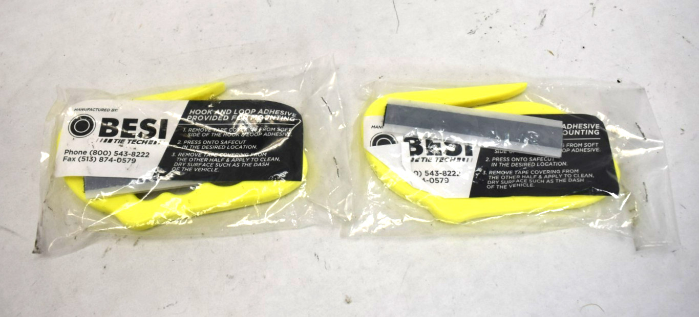 Safe Cut Cutters with Hook and Loop Adhesive Provided for Mounting Yellow 2 Pack gallery