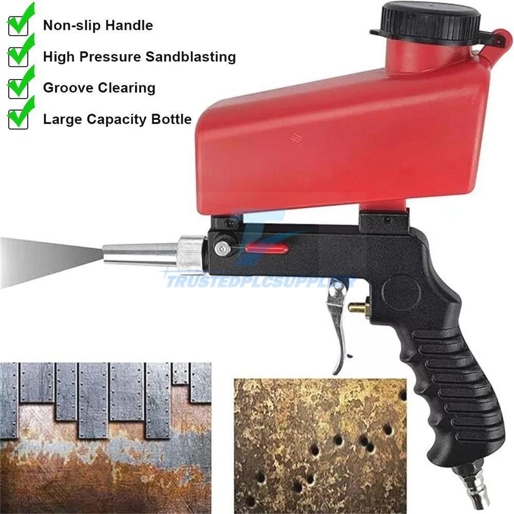 Portable Handheld Air Compressor Speed Sand Gun Blaster Sand Blasting 1/4 in gallery