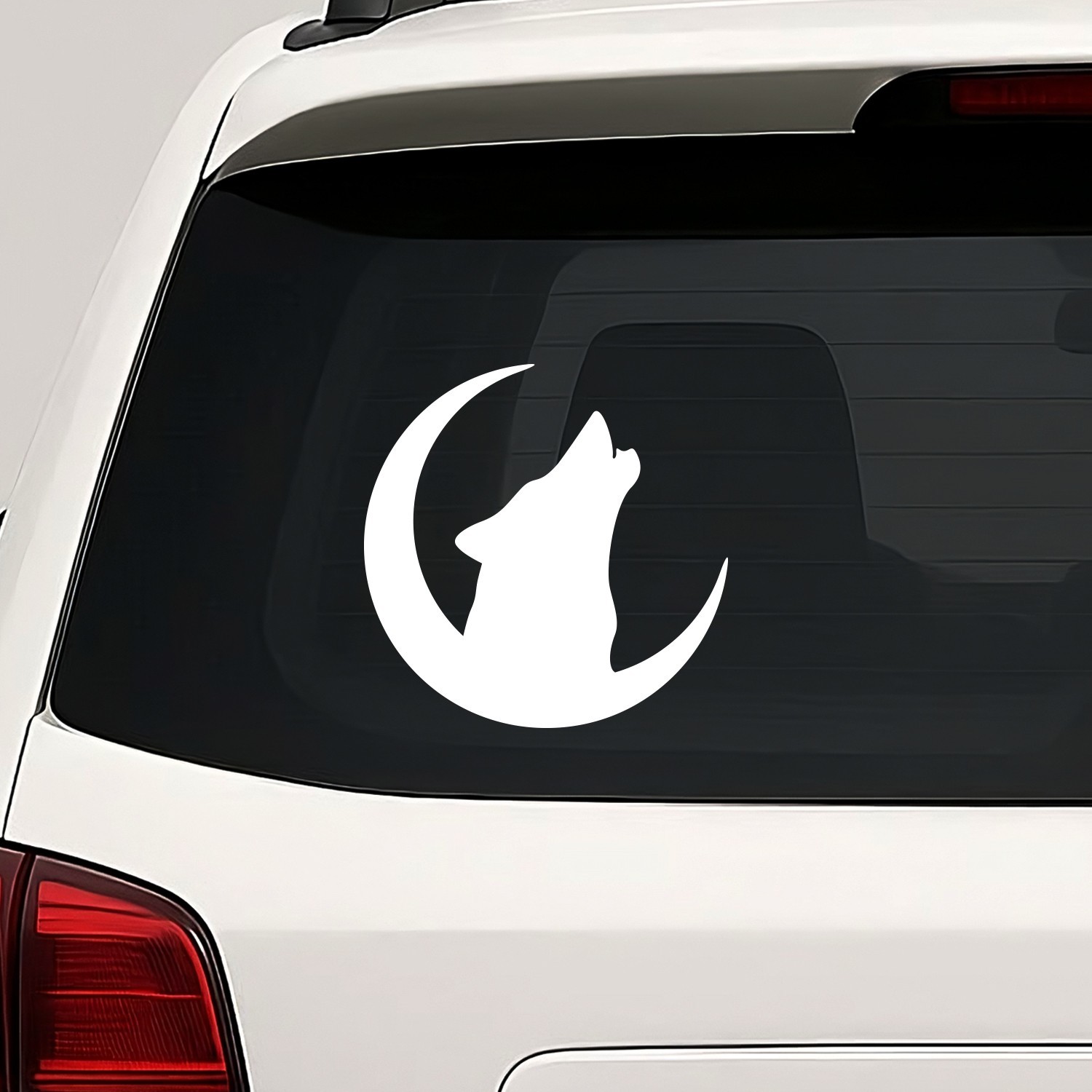 Wolf Howling Vinyl Die Cut Decal Sticker - Moon Animal gallery