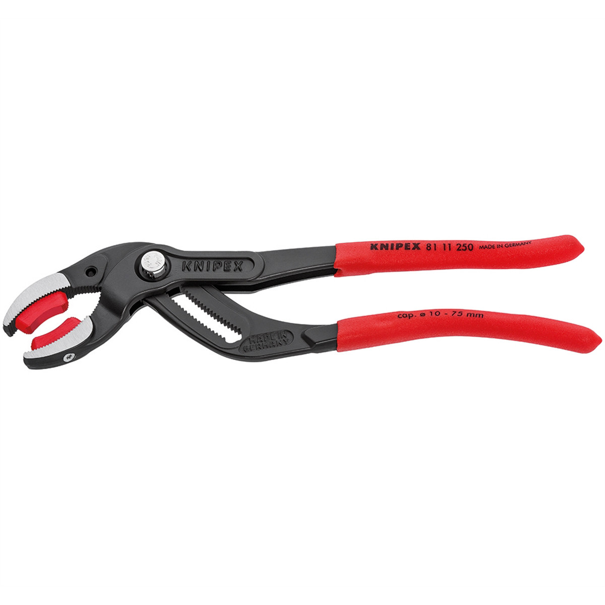 KNIPEX 10 inch Pipe and Connector Pliers with Soft Jaws 81 11 250 gallery