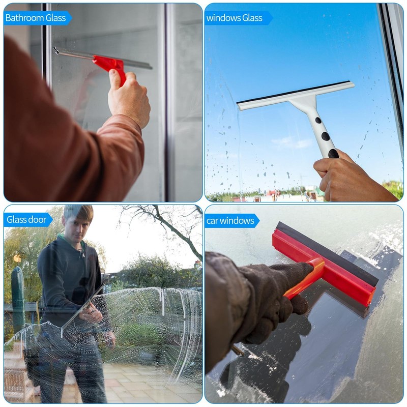 Premium Silicone Squeegee - 41in Roll | Versatile Squeegee Blade for Shower, ... gallery