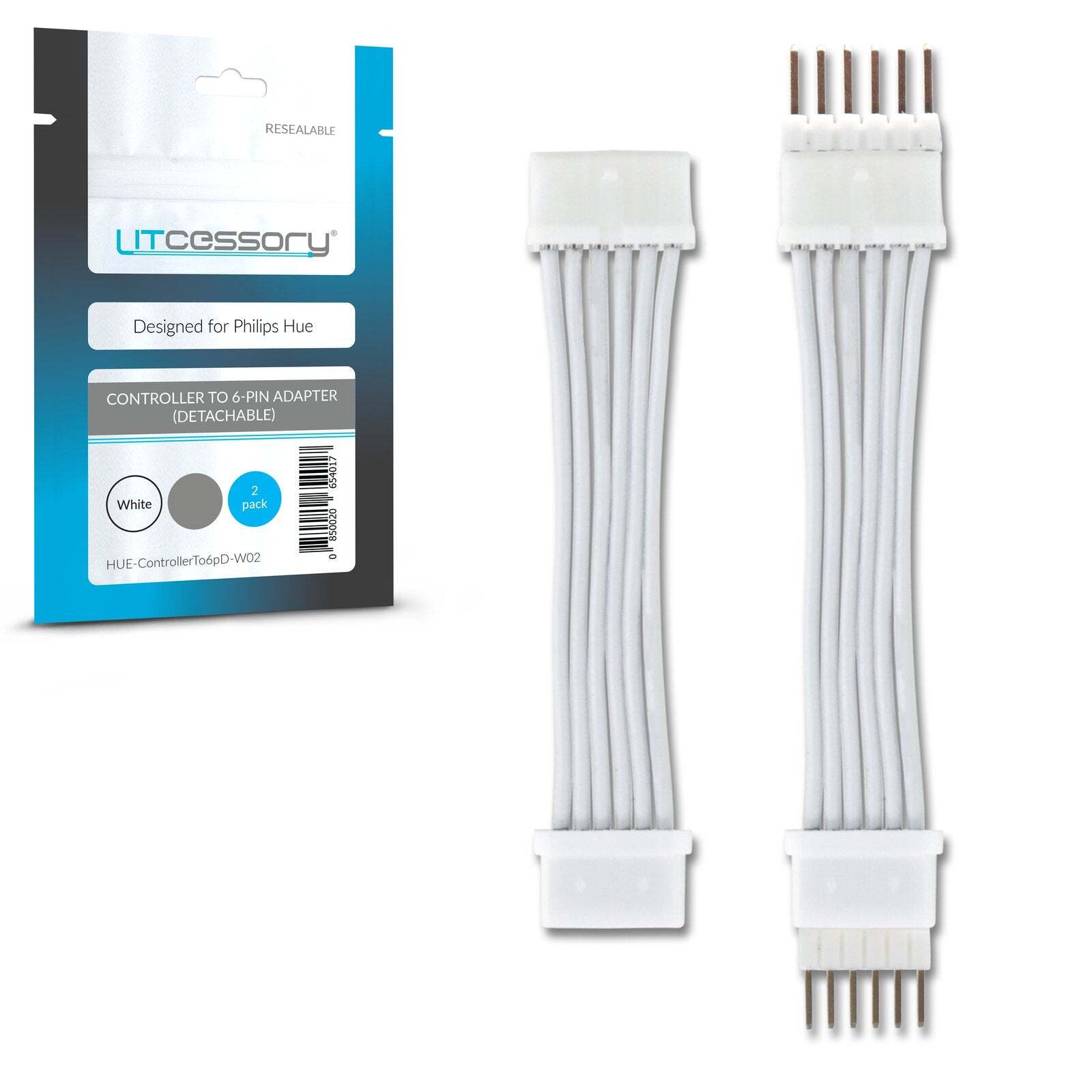 Litcessory Controller to 6-Pin Adapter for Philips Hue Lightstrip Plus gallery
