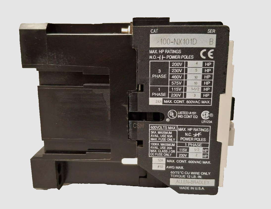 Washer Relay 120v (100-NX101D B) Speed Queen P/N: F330175, F330146 [Used] gallery
