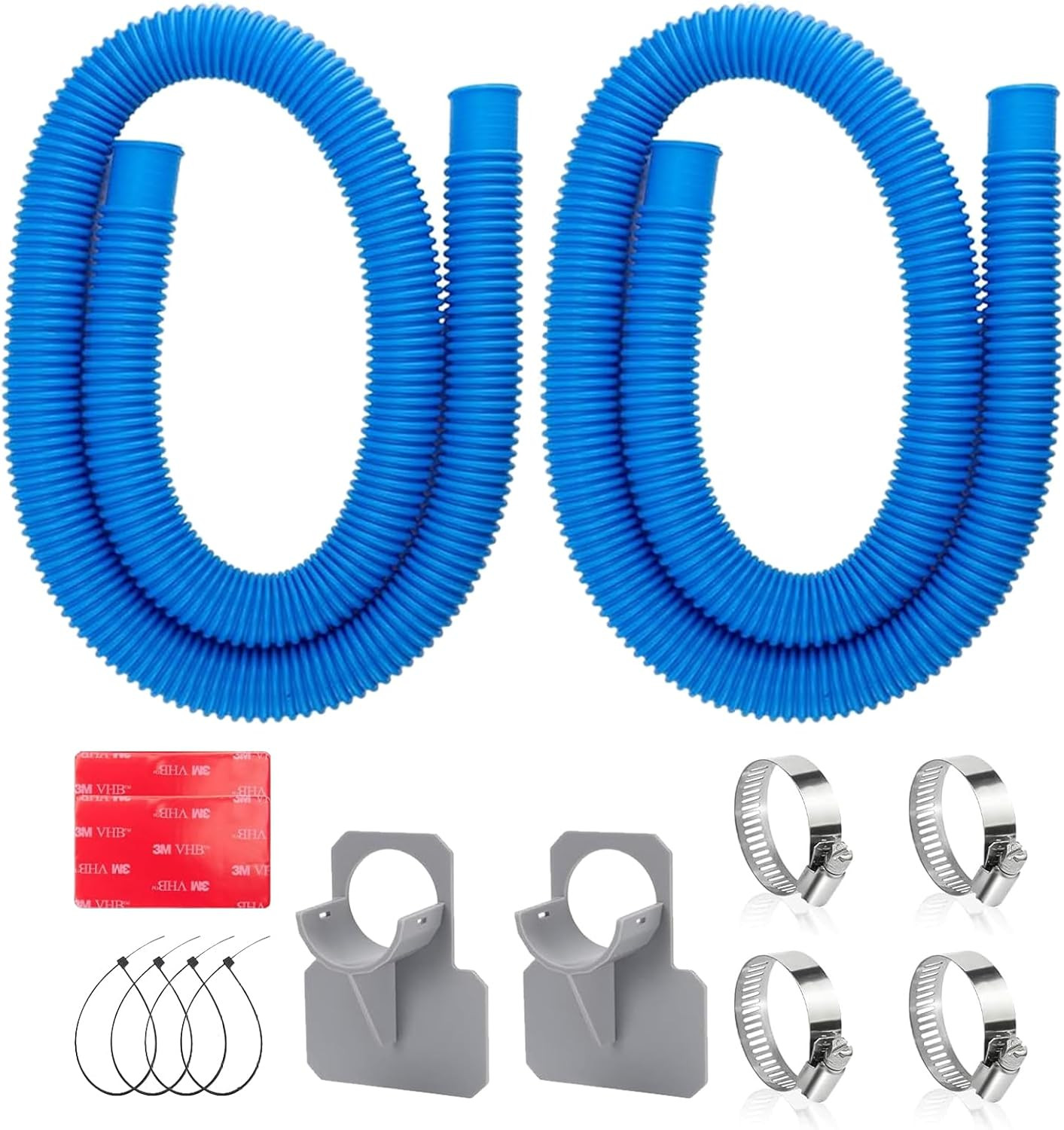 1.25" X 41In Pool Hoses Set for above Ground Pools – Pool Pump Replacement Hose gallery