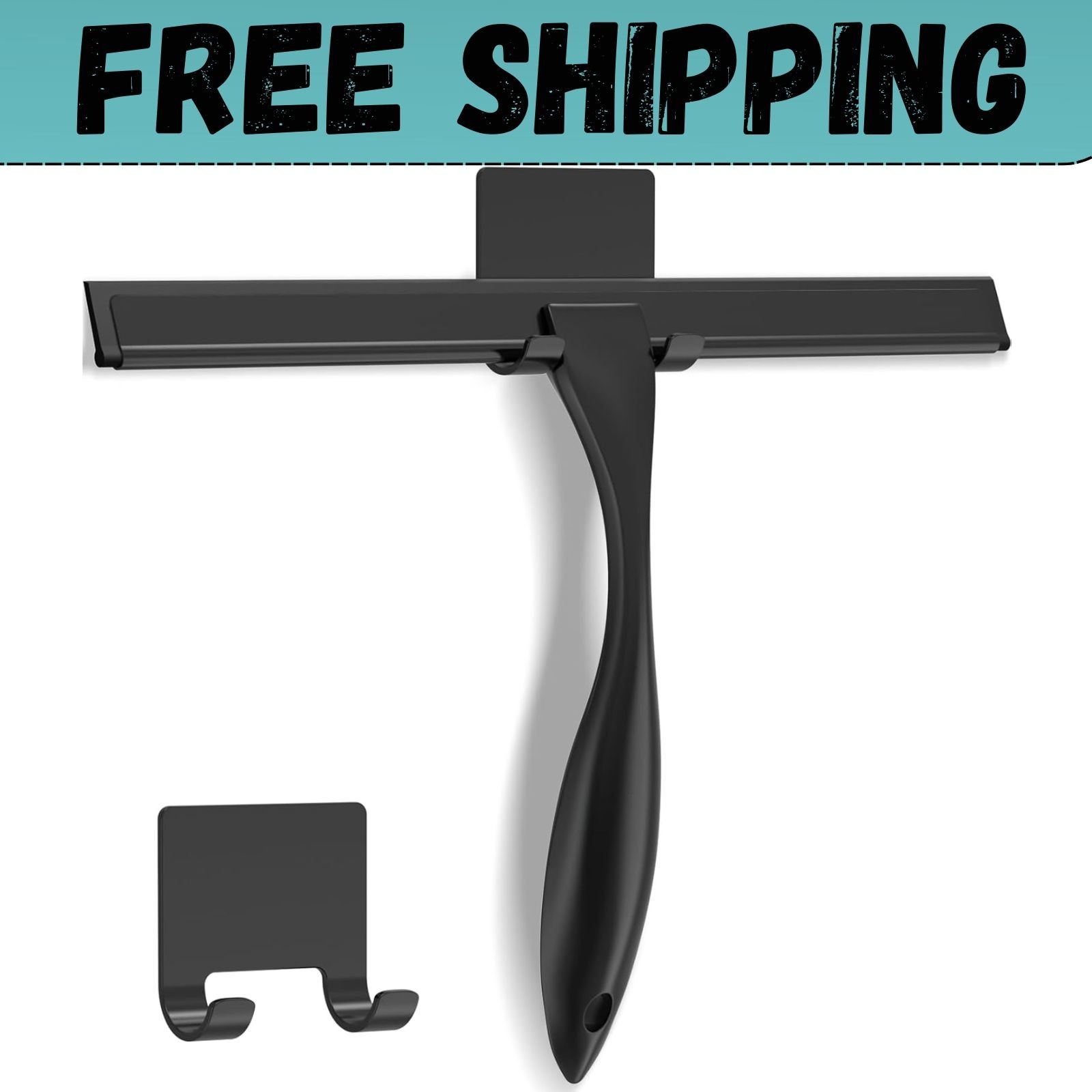 All-Purpose Stainless Steel Shower Squeegee for Shower Glass Door with Adhesive gallery
