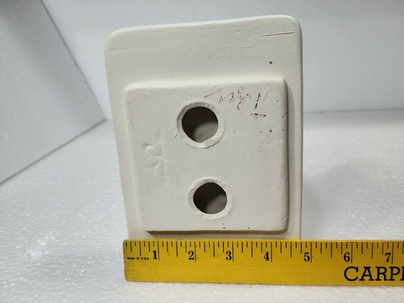 Bright White Matte Ceramic Soap Dish Tray Tile in Daltile Color 0790 Mid Cent... gallery