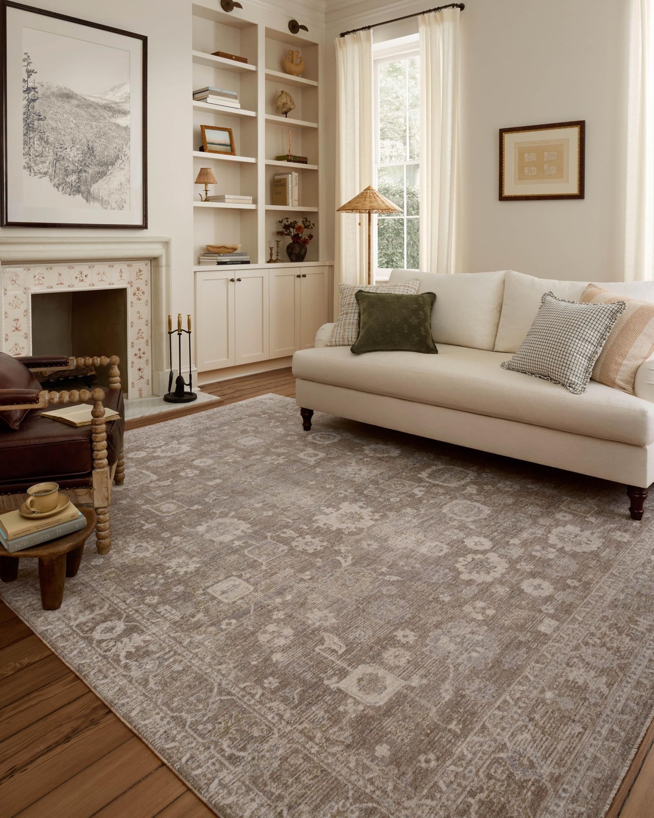 Chris Loves Julia Louisa Collection Loi03 Taupe/ivory 36 X 56 .38 Pile Heig gallery