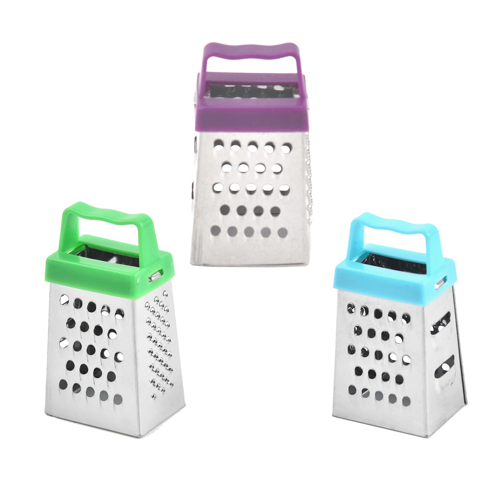 Mini Box Grater Set Stainless Steel Cheese Graters for Kitchen Slicing Cheese gallery