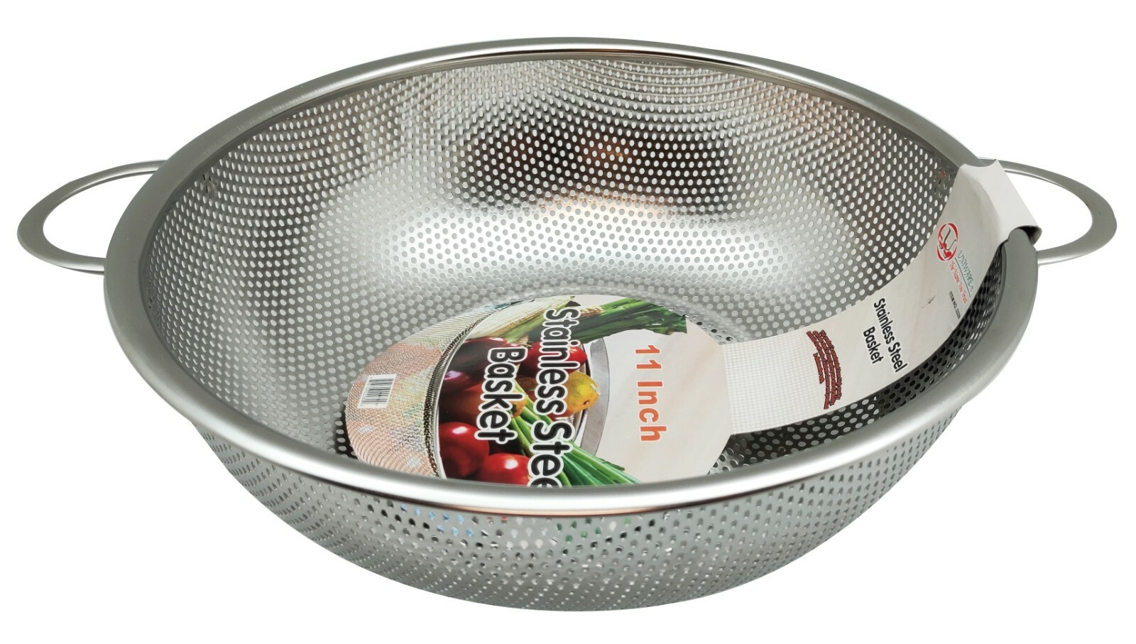 Rice Colander Stainless Steel Vegetables Fruit Basin 8/11/13.4 Inches gallery