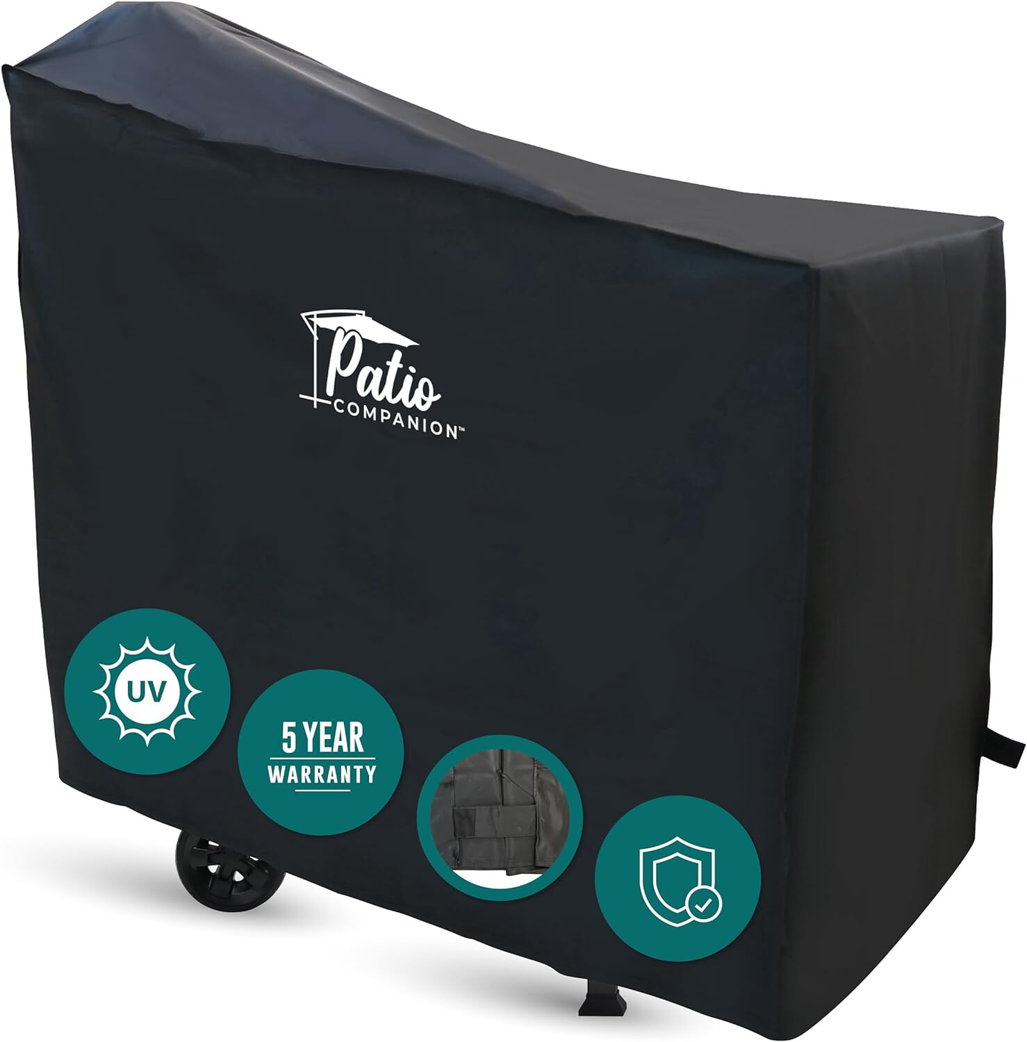 Patio Companion Professional 58.5" Smoker Cover - Black gallery