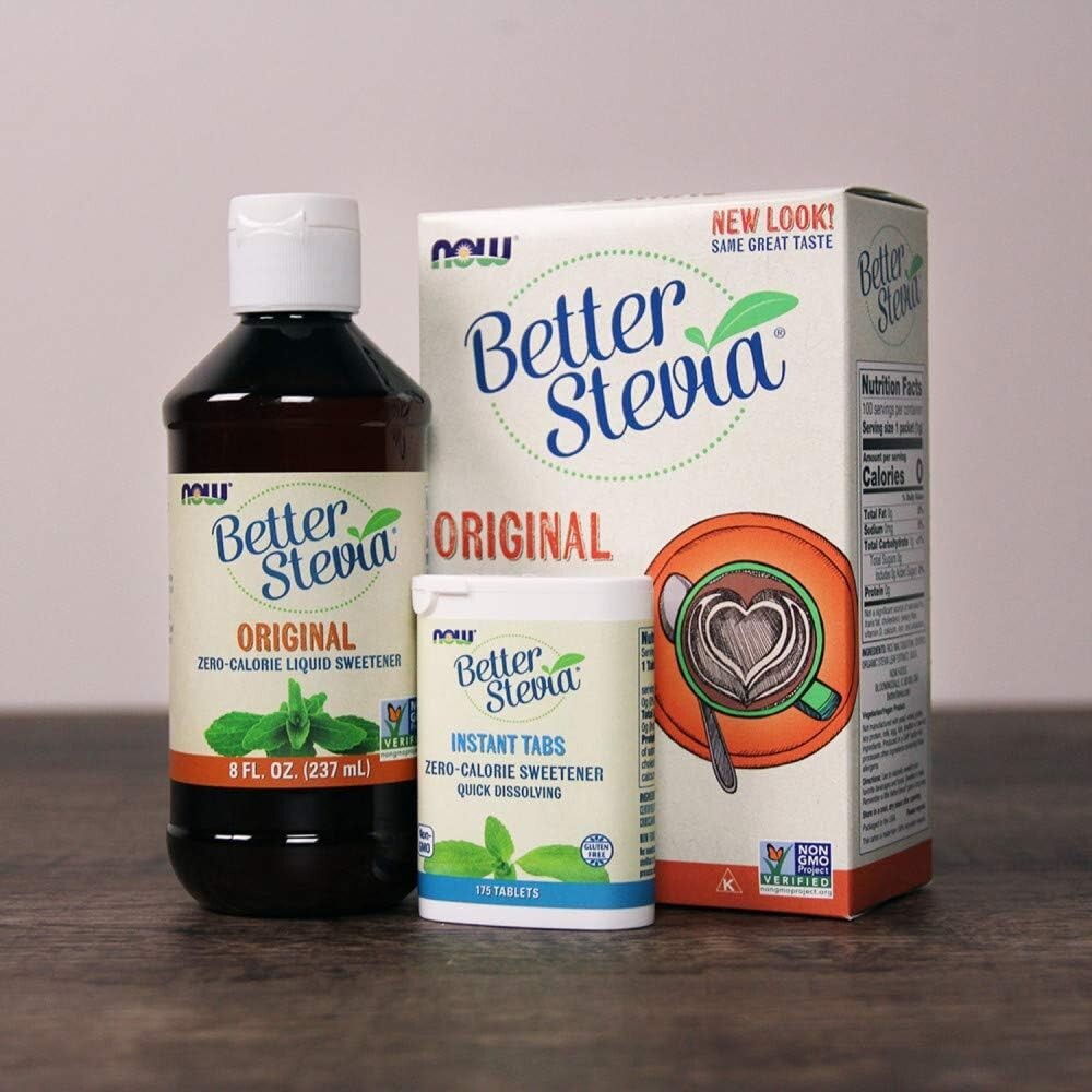 NOW FOODS Better Stevia Original Liquid Zero-Calorie Sweetener - 8 oz Exp 2/2029 gallery