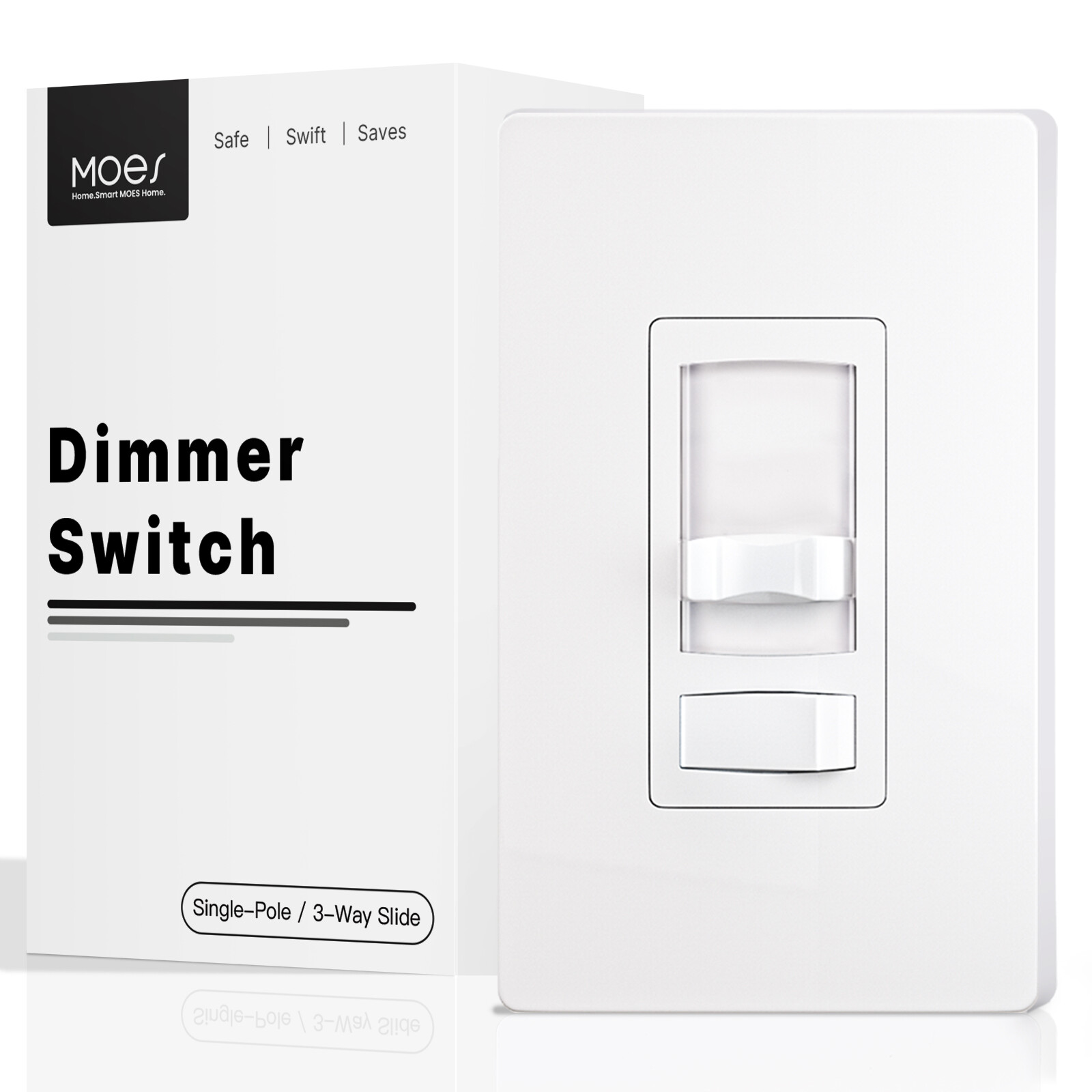 MOES Dimmer Light Switch 3 Way & Single Pole for LED,CFL,Incandescent,Halogen gallery